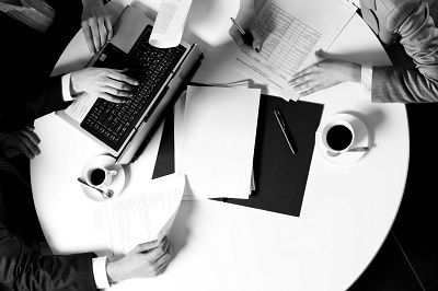 Image of people having a meeting